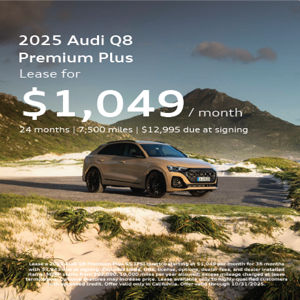 2025 Audi Q8 Premium Plus 55 TFSI quattro front facing